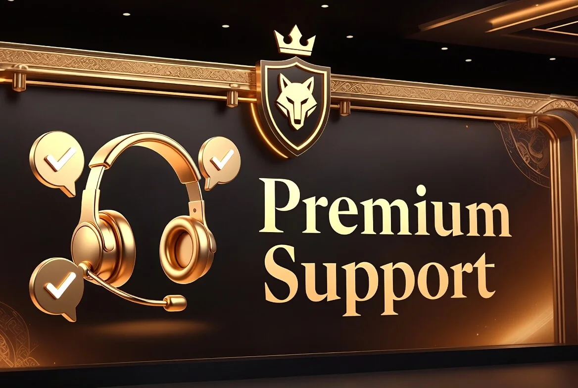 Wolf Winner VIP withdrawal code and Alpha Wolf Club tier badges